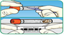 A cartoon hands holding a pen  Description automatically generated