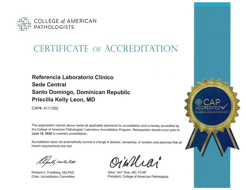 Certificado CAP 2028